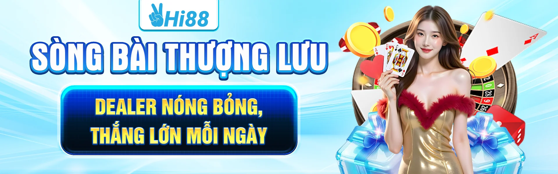 Hi88 cập nhật chuyên mục casino, game bài và APP mobile